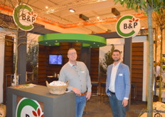 Gijsbert van Setten and Evert-Jan Hol with B&P Boomkwekerij